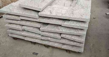 盐城芝麻白蘑菇石，自然面