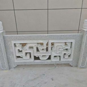 盐城芝麻白河道栏杆 桥栏杆