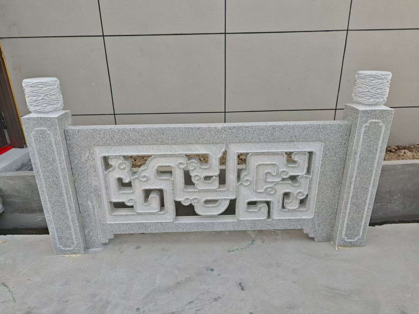 盐城芝麻白河道栏杆 桥栏杆