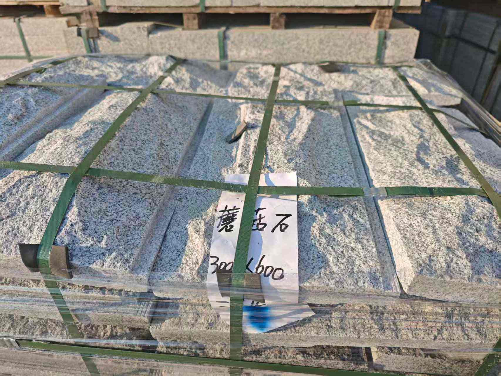 盐城芝麻白蘑菇石，自然面